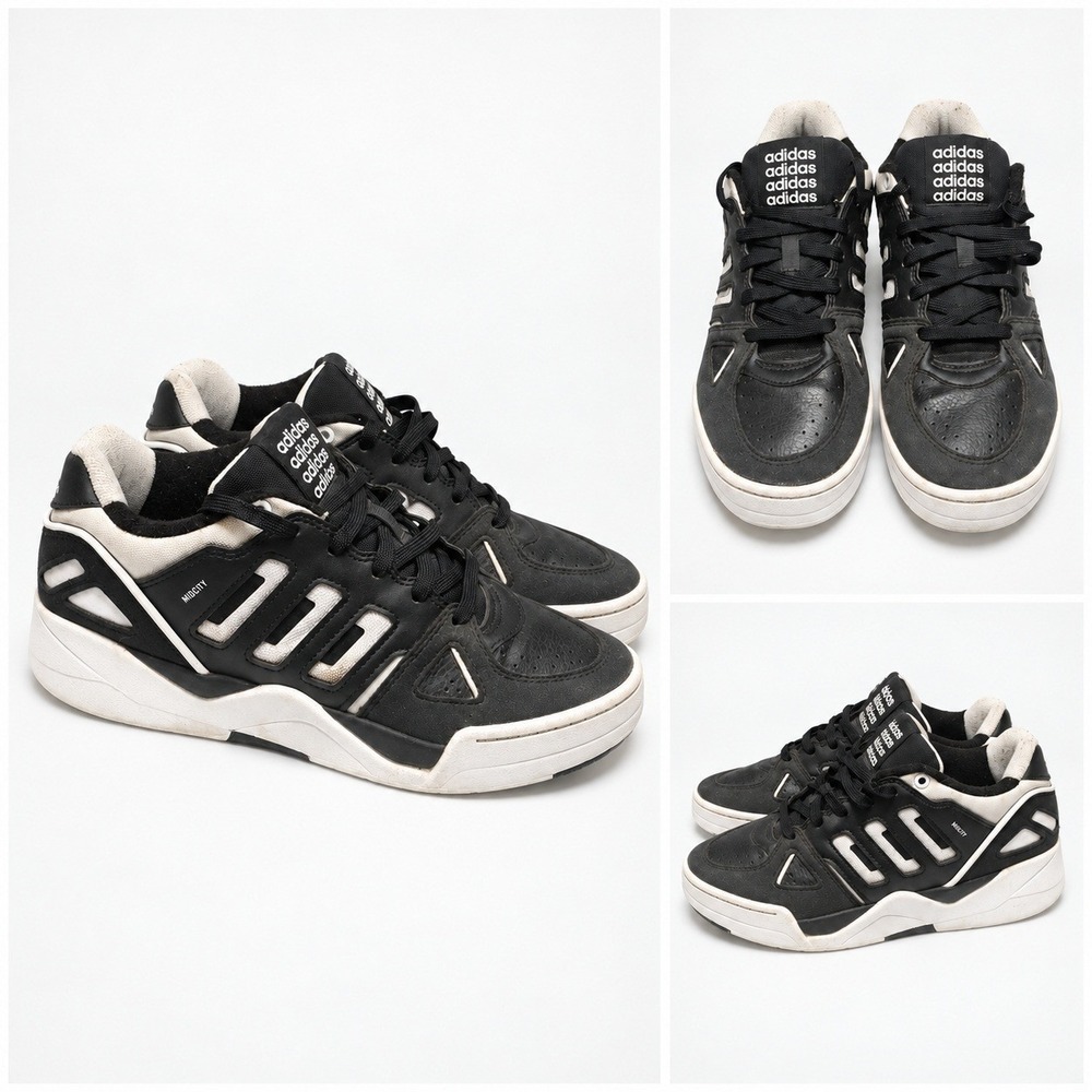 Adidas Midcity Low Mens Sneakers Core Black Cloud White ID5391 Lifestyle Shoes